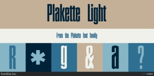 Plakette Font Download