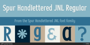 Spur Handlettered JNL Font Download