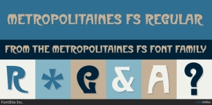 Metropolitaines FS Font Download