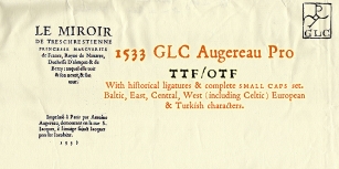 1533 GLC Augereau Pro Font Download