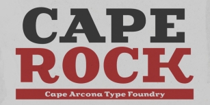 CA CapeRock Font Download