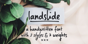 Landslide Font Download