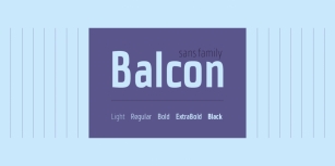 Balcon Font Download