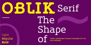 Oblik Serif Font Download