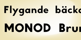 Monod Brun Font Download