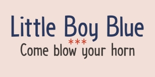 Little Boy Blue Font Download