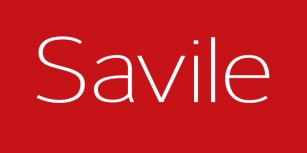 Savile Font Download