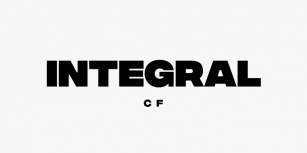 Integral CF Font Download