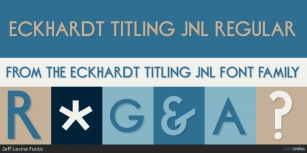 Eckhardt Titling JNL Font Download
