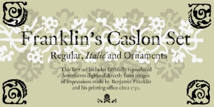 P22 Franklin Caslon Font Download