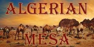 Algerian Mesa Font Download