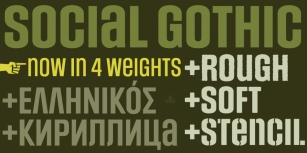 Social Gothic Font Download