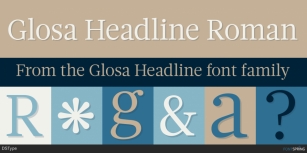 Glosa Headline Font Download
