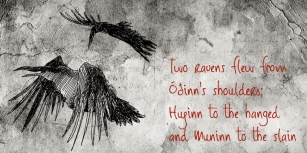 Huginn And Muninn Font Download