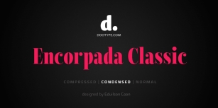 Encorpada Classic Condensed Font Download