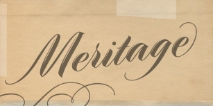 Meritage Font Download