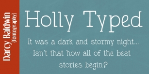 DJB Holly Typed Font Download