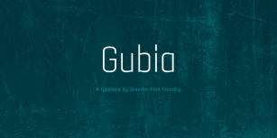 Gubia Font Download