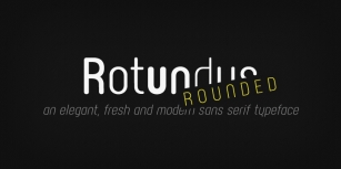 Rotundus Rounded Font Download