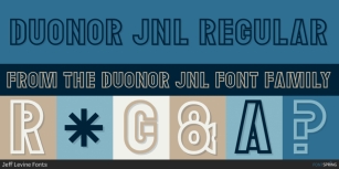 Duonor JNL Font Download