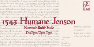 1543 Humane Jenson Font Download