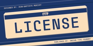 License Font Download