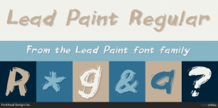 Lead Paint Font Download