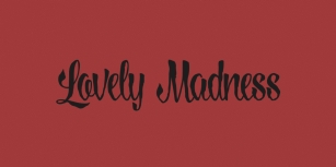 Lovely Madness Font Download