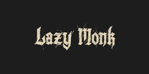 Lazy Monk Font Download