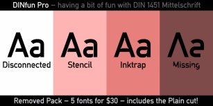 DINfun Pro Removed Font Download