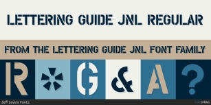 Lettering Guide JNL Font Download