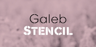 Galeb Stencil Font Download