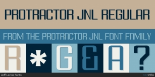 Protractor JNL Font Download