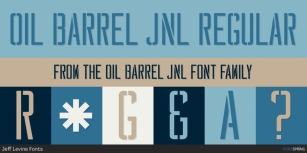 Oil Barrel JNL Font Download