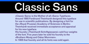 Classic Sans Font Download