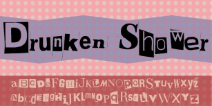 Drunken Shower Font Download