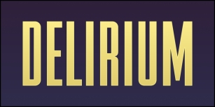 FTY DELIRIUM Font Download