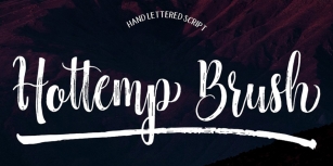 Hottemp Brush Font Download