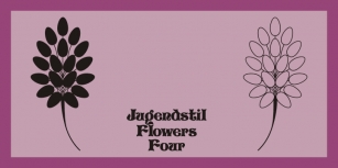 Jugendstil Flowers Four Font Download