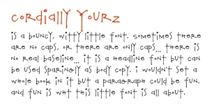 Cordially Yourz Font Download