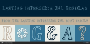 Lasting Impression JNL Font Download