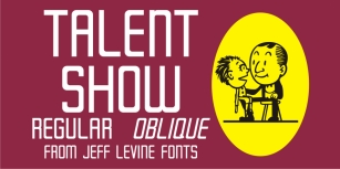 Talent Show JNL Font Download