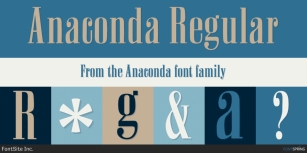 Anaconda Font Download