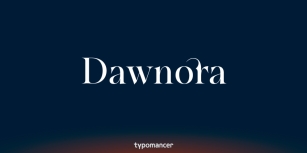 Dawnora Font Download