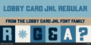 Lobby Card JNL Font Download