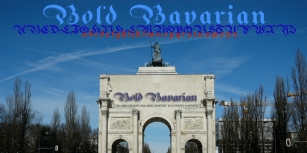 BoldBavarian Font Download