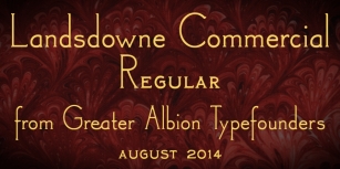 Landsdowne-Commercial Font Download