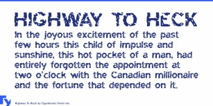 Highway to Heck Font Download