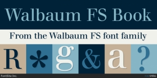 Walbaum FS Font Download