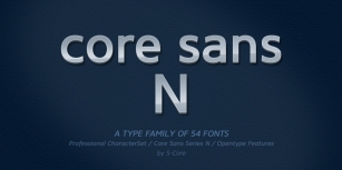 Core Sans N Font Download